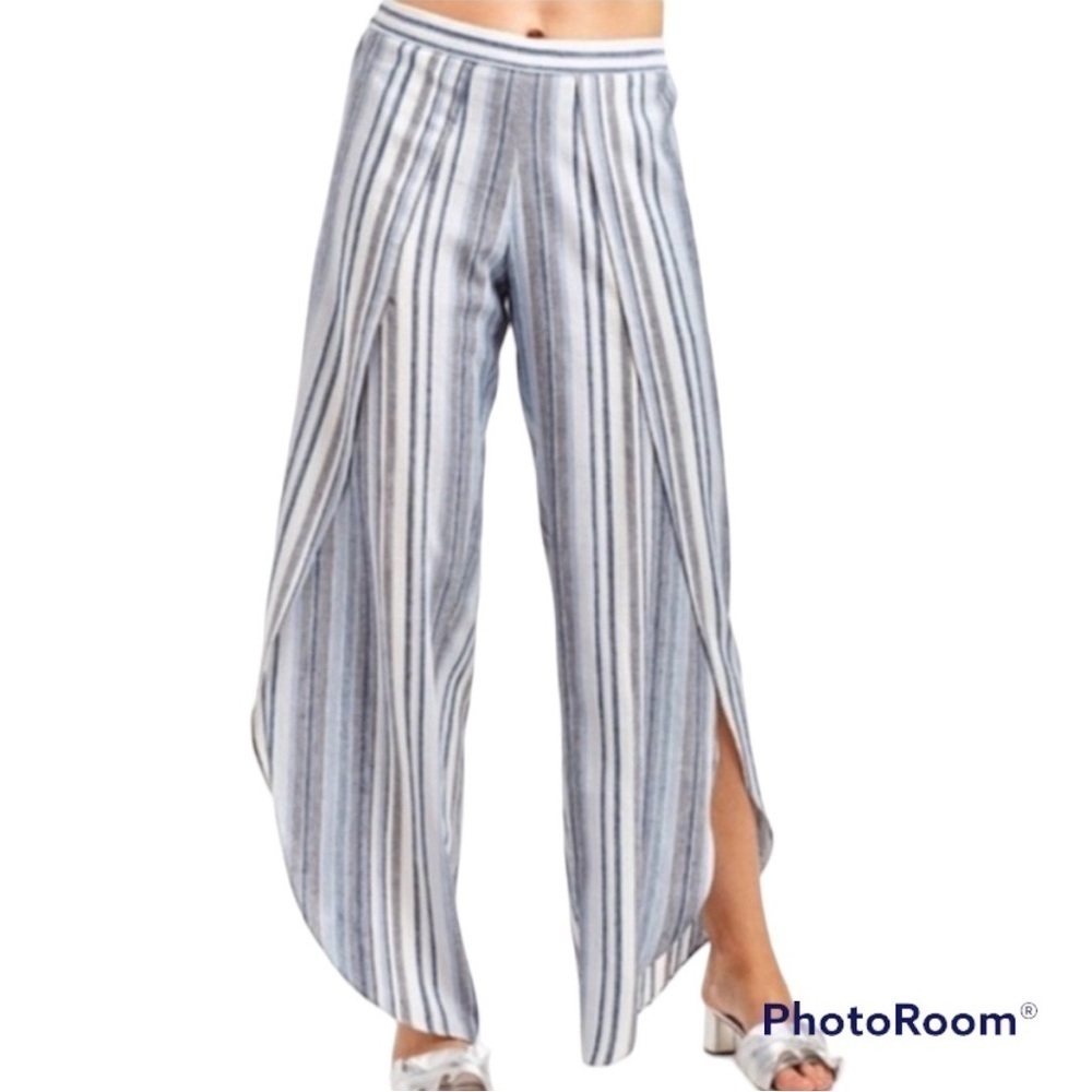 DREW Anthropology Whitney Lightweight Lagenlook Cottage
Linen Tulip split Pants - Picture 7 of 8